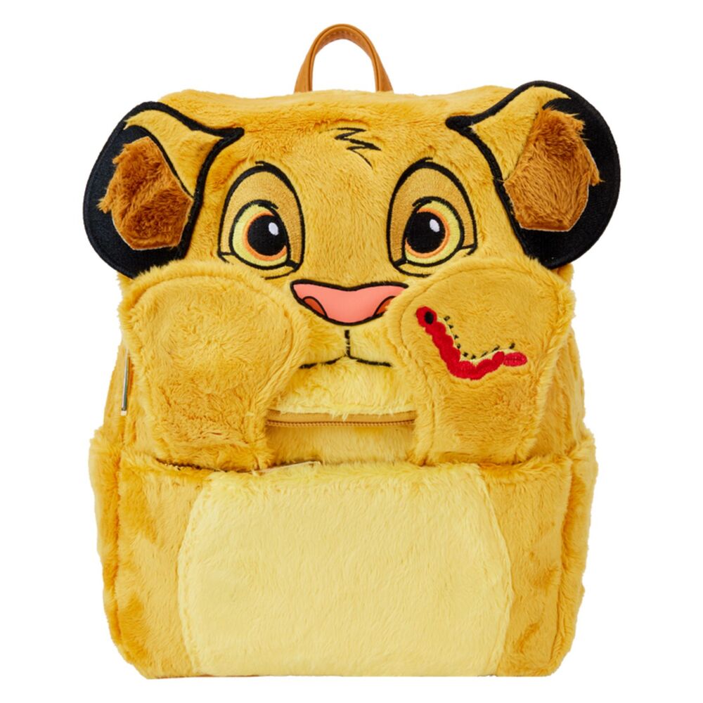 Loungefly Disney Lion King 30th Anniversary Simba Plush Cosplay Mini Backpack